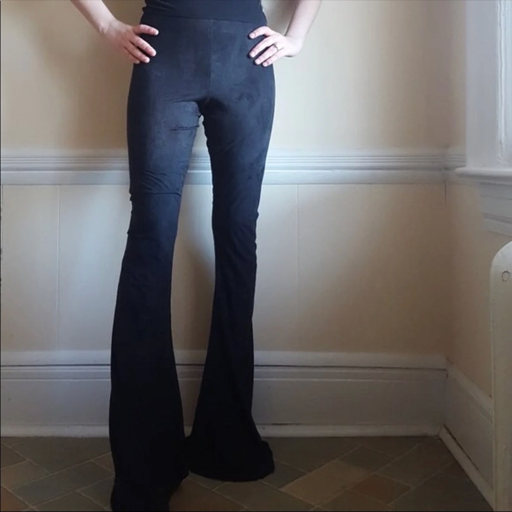 Suede Flares